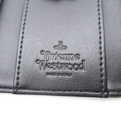Vivienne Westwood 4 hooks key holder Black leather Grain leather 5102000102103N401