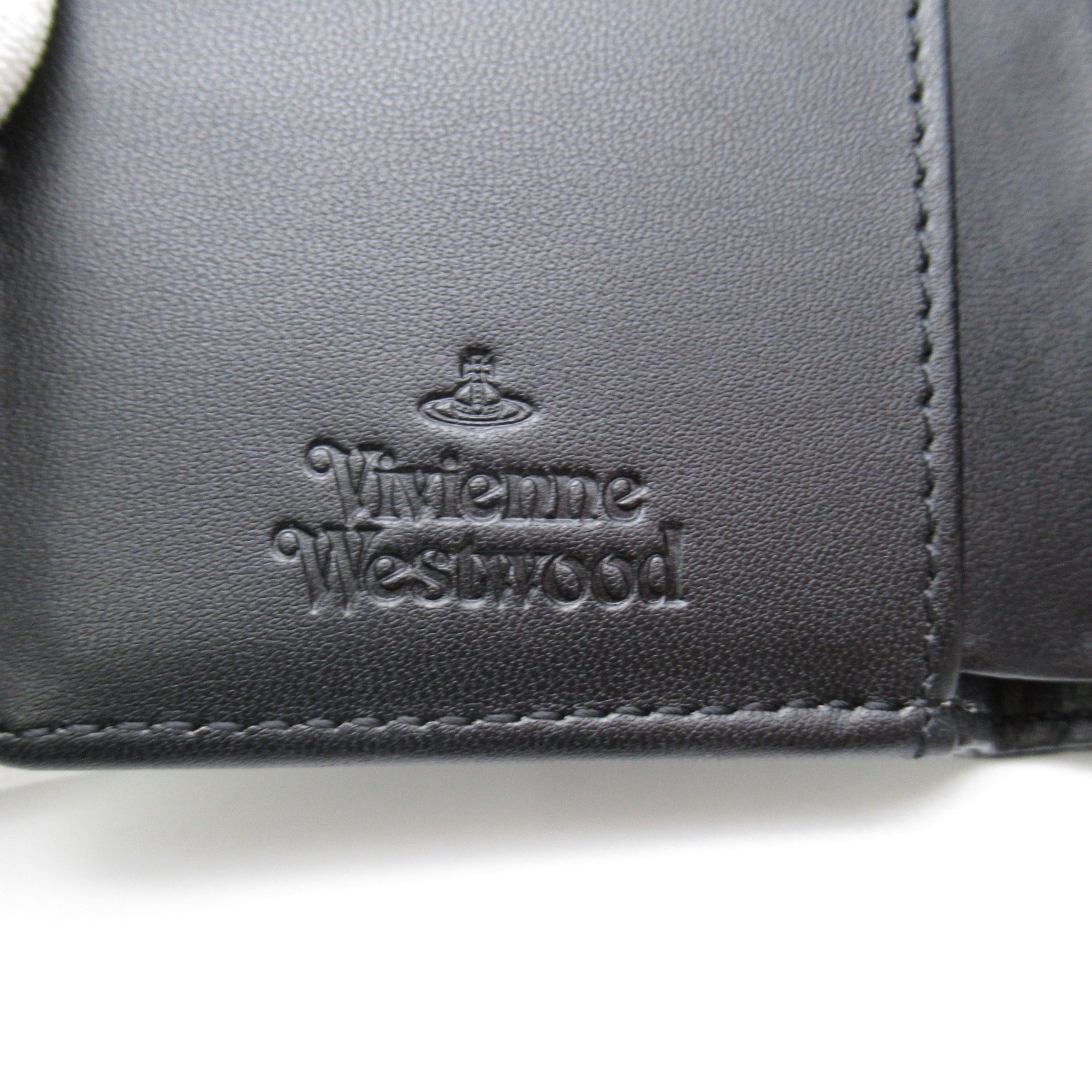 Vivienne Westwood Purse Wallet Black leather Grain leather 51010018S000DN403