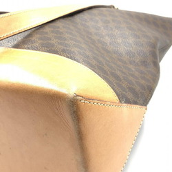 CELINE macadam leather switching tote bag CE00 23 △ hard zip