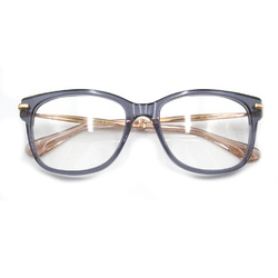 JIMMY CHOO Date Glasses Glasses Frame Blue Gold Stainless Steel Plastic 181 14I(53)
