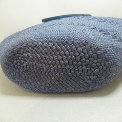 LOEWE Anagram Basket Bag Shoulder Bag Blue Denim blue Calfskin (cowhide) Irakayashi A223F04X138798