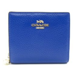COACH Two fold wallet Blue leather C2862IMPDU