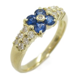 JEWELRY Sapphire diamond ring Ring Blue  K18 (Yellow Gold) sapphire Blue