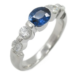 JEWELRY Sapphire diamond ring Ring Blue  Pt900Platinum sapphire Blue