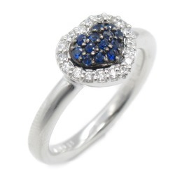 Ponte Vecchio Sapphire diamond ring Ring Blue Clear K18WG(WhiteGold) sapphire Blue Clear
