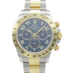 ROLEX Daytona Random Number Wrist Watch Watch Wrist Watch 116523 Mechanical Automatic Blue  K18 (Yellow Gold) Stainle 116523