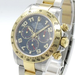 ROLEX Daytona Random Number Wrist Watch Watch Wrist Watch 116523 Mechanical Automatic Blue  K18 (Yellow Gold) Stainle 116523