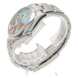 ROLEX Oyster Perpetual Celebration Motif Wrist Watch Wrist Watch 126000 Mechanical Automatic Blue Turquoise blue Stai 126000