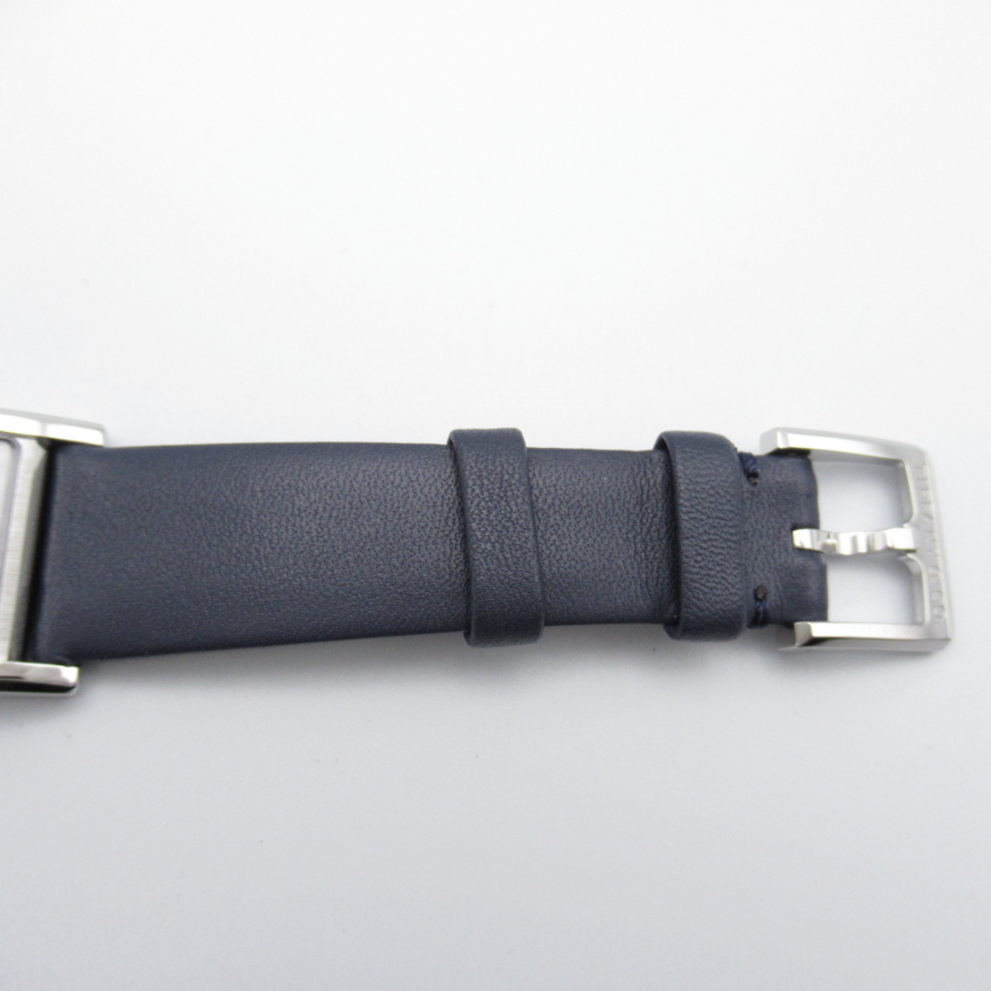 TIFFANY&CO East West Mini Wrist Watch 36668644 Quartz Blue  Stainless Steel Leather belt 36668644