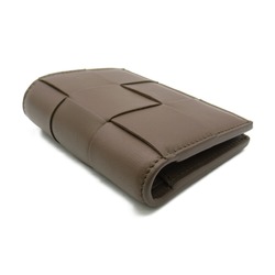 BOTTEGA VENETA wallet Brown taupe gray leather 742698VCQC42560