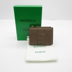 BOTTEGA VENETA wallet Brown taupe gray leather 742698VCQC42560