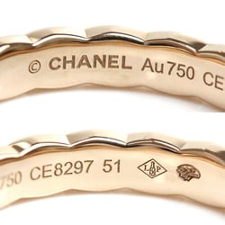 CHANEL K18PG Pink Gold Coco Crush Ring J11785 51 3.8g Ladies