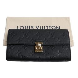 LOUIS VUITTON Portefeuille Sara Métis Long Wallet Empreinte Black M82638 IC Chip Ladies