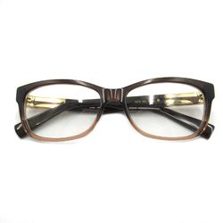 JIMMY CHOO Date Glasses Glasses Frame Brown Plastic 110 6OX(53)