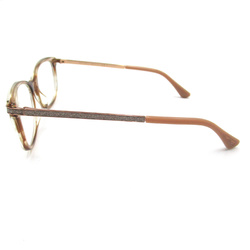 JIMMY CHOO Date Glasses Glasses Frame Brown Stainless Steel Plastic 269 FIB(52)