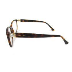 JIMMY CHOO Date Glasses Glasses Frame Brown Plastic 317 086(54)