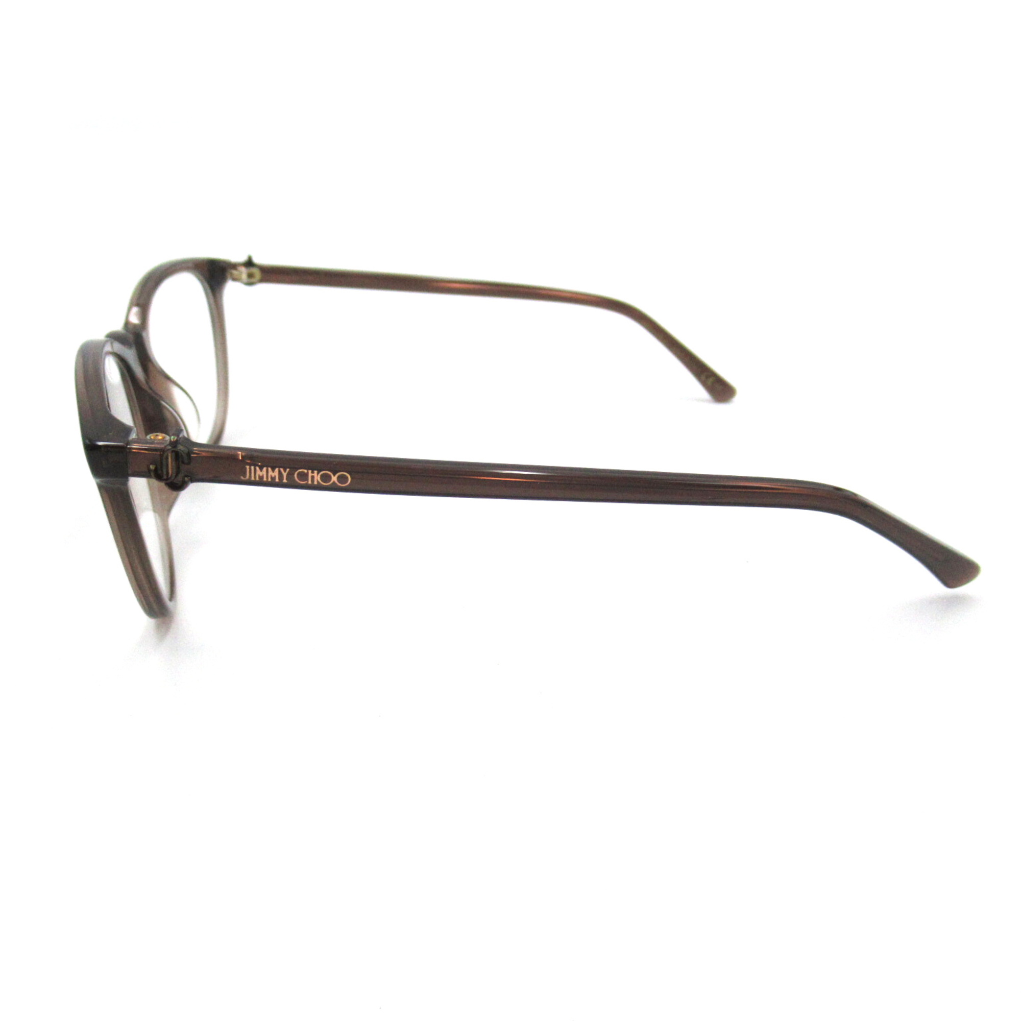JIMMY CHOO Date Glasses Glasses Frame Brown Plastic 369/F 09Q(53)
