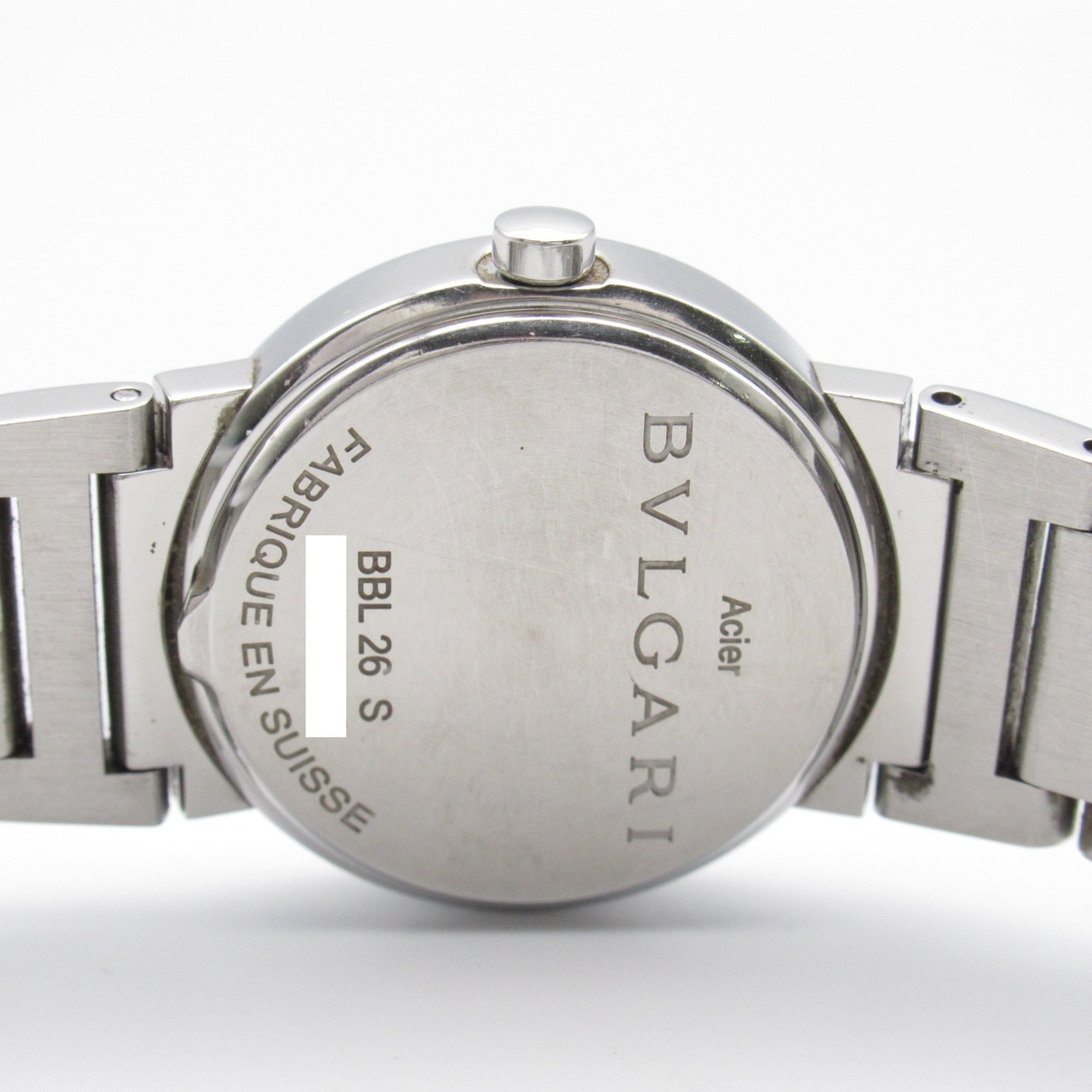 BVLGARI BVLGARI BVLGARI 12P diamond Wrist Watch BBL26S Quartz Black  Stainless Steel BBL26S