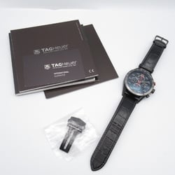 TAG HEUER Carrera Wrist Watch CAR2A80 Mechanical Automatic Black  titanium ceramic Leather belt CAR2A80