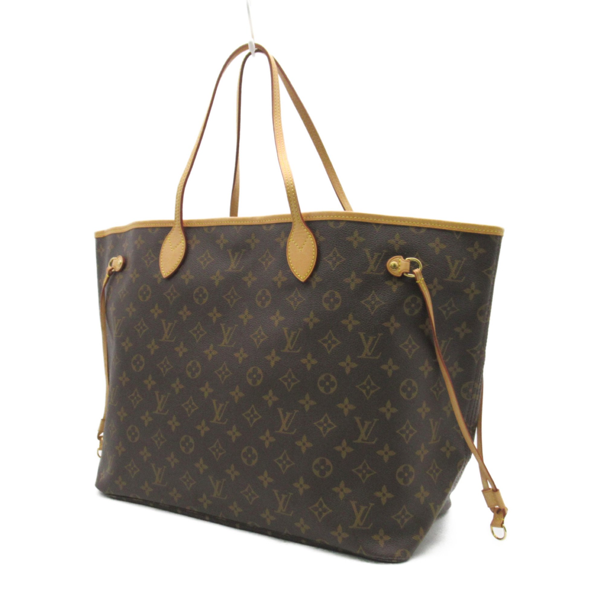 LOUIS VUITTON Neverfull GM Brown Beige Monogram PVC coated canvas M40157