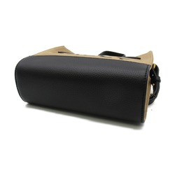 BALLY 2wayShoulder Bag BAR KEEP ON XS Brown Black Fa Brique leather 6304584