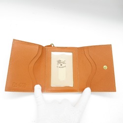 IL BISONTE Three-fold wallet Brown Caramel leather SMW036CA101