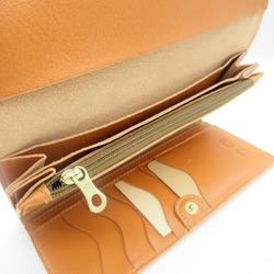 IL BISONTE Tri-fold long wallet Brown Camel leather SCW009CA101