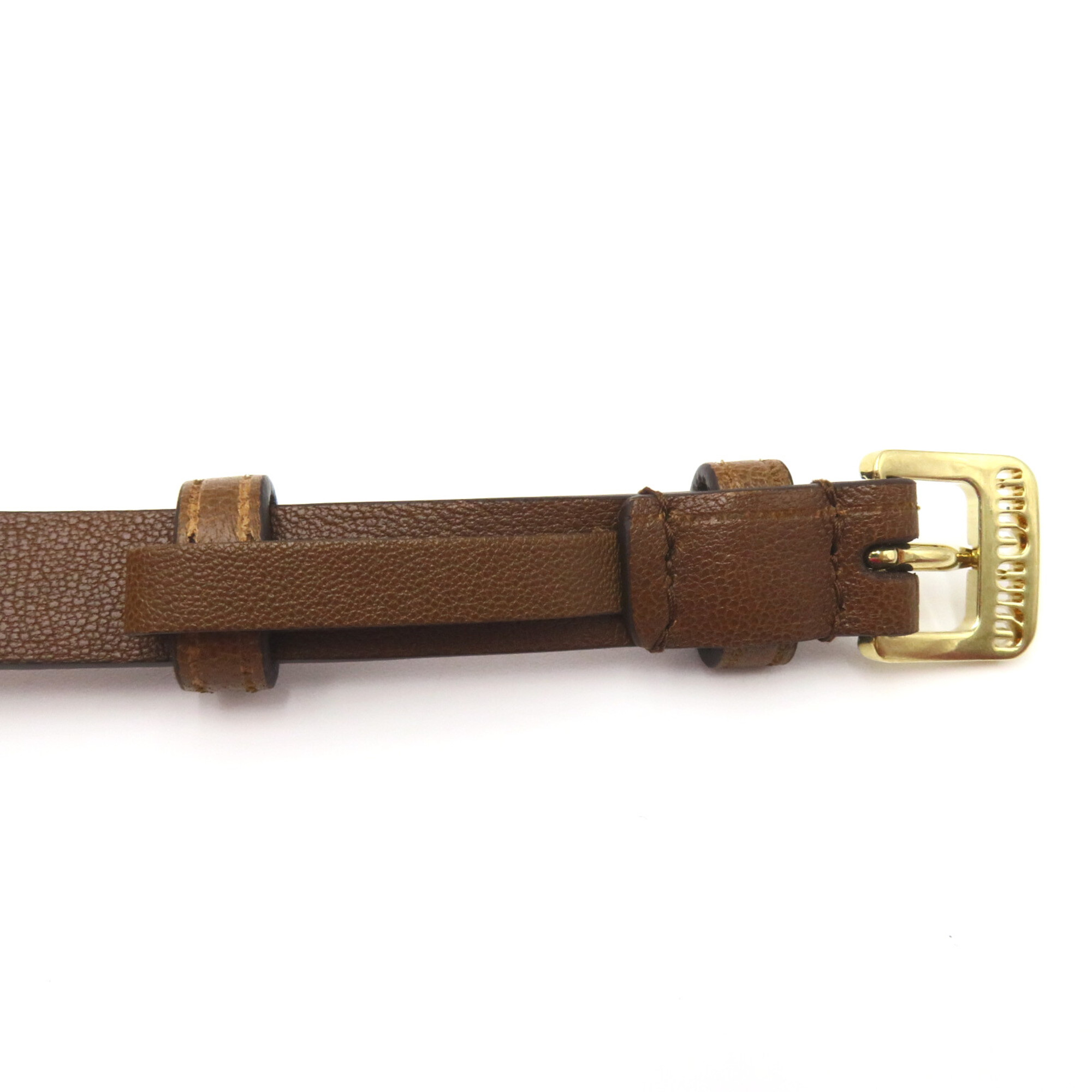 Miu Miu Leather belt Brown ROVERE Calfskin (cowhide) 5CC553EFXF031685