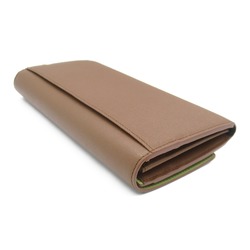 Paul Smith Bifold long wallet Brown Tan leather 4608X62
