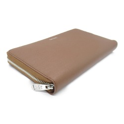 Paul Smith Round long wallet Brown Tan leather 4778X62
