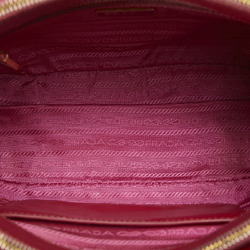 Prada Saffiano Galleria Handbag Shoulder Bag BN2316 Red Patent Leather Women's PRADA