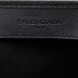 Balenciaga Navy Cabas S Tote Bag 339933 Black Leather Women's BALENCIAGA