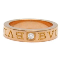 BVLGARI B-zero1 B-zero one double logo diamond ring Ring Clear  K18PG(Rose Gold) Clear