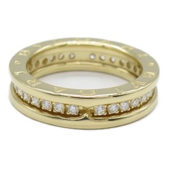 BVLGARI B-zero1 B zero one full diamond ring Ring Clear  K18 (Yellow Gold) Clear