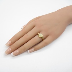 BVLGARI bulgari bulgari flip diamond ring Ring Clear  K18 (Yellow Gold) Clear
