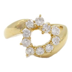 JEWELRY Dialing Ring Clear  K18 (Yellow Gold) Clear