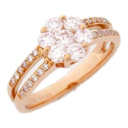 JEWELRY Dialing Ring Clear  K18PG(Rose Gold) Clear