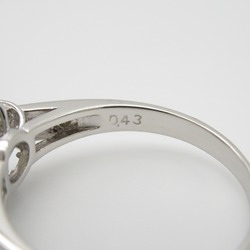 JEWELRY Dialing Ring Clear  Pt900Platinum Clear