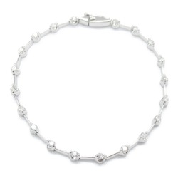 JEWELRY Diamond bracelet Clear K18WG(WhiteGold) diamond