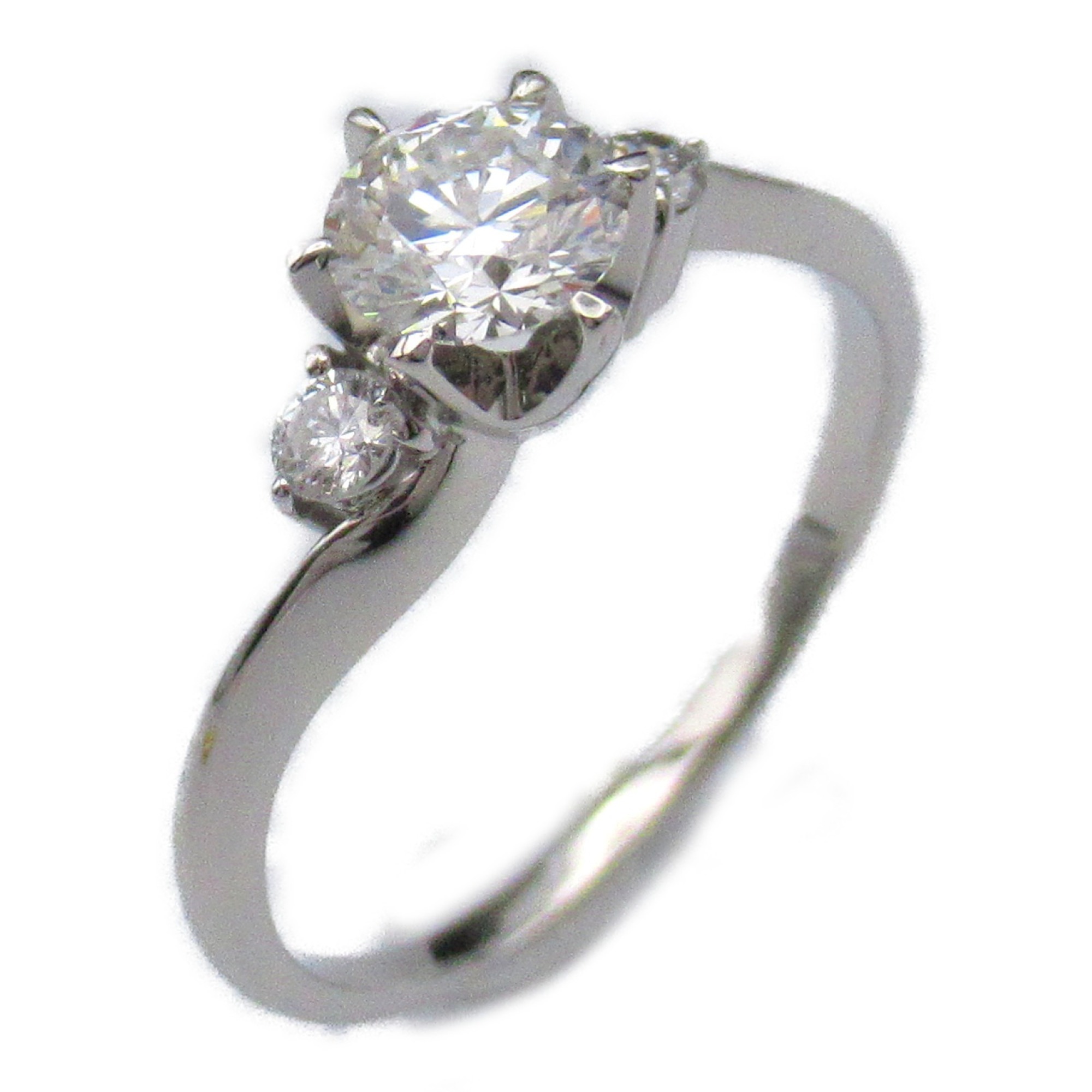 JEWELRY Diamond Ring Clear  Pt900Platinum Clear