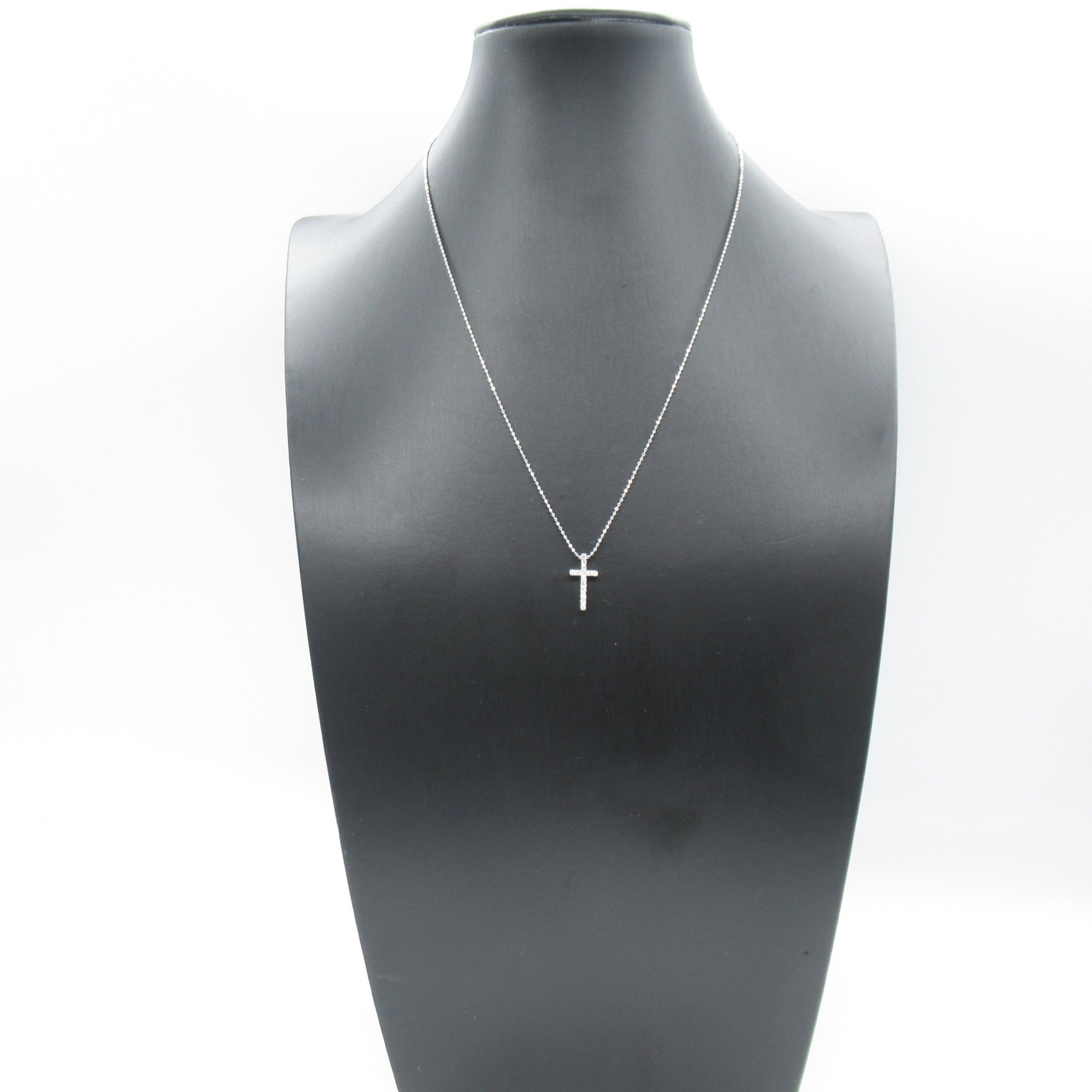 Vendome Aoyama Diamond Necklace Necklace Clear  K18WG(WhiteGold) Clear