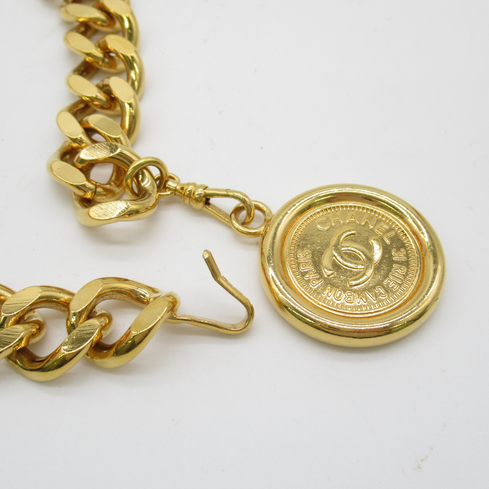 CHANEL Chain belt Gold Gold Plated