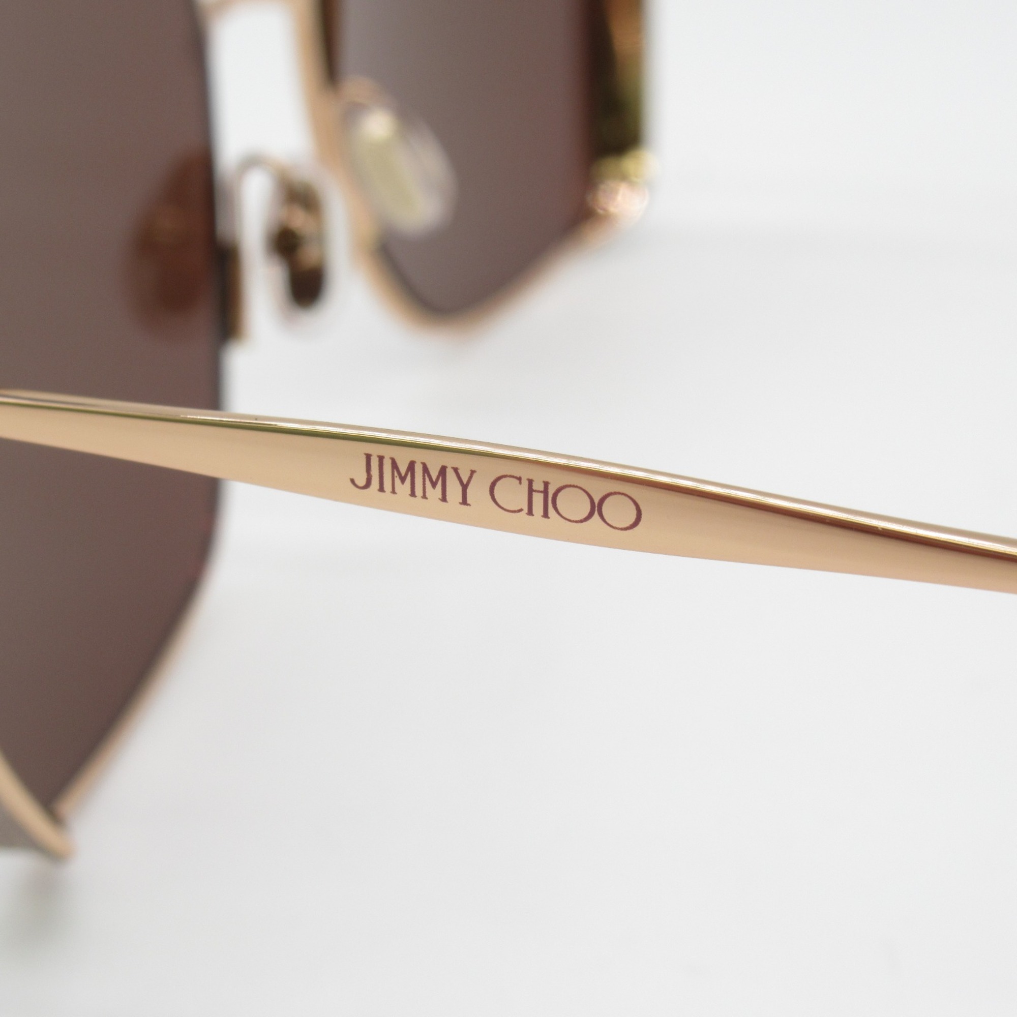 JIMMY CHOO sunglasses Gold Rose Gold Plastic Nickel alloy ALEXIS DDB/SQ
