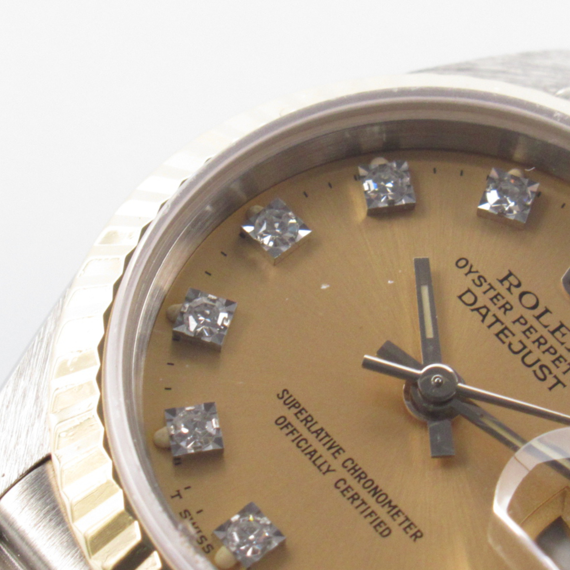 ROLEX Datejust 10P diamond number 9 Wrist Watch 69179G BIC Mechanical Automatic Gold CH/QP/Toridoll K18WG(WhiteGold 69179G BIC