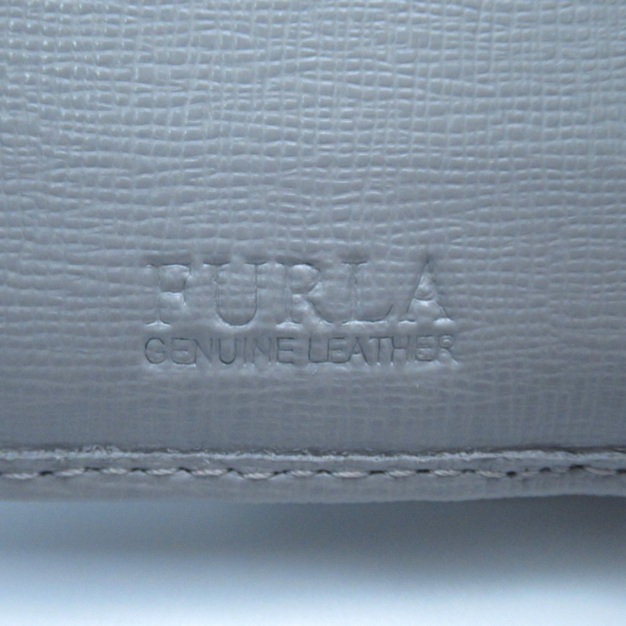 Furla Tri-fold wallet Gray leather