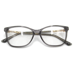 JIMMY CHOO Date Glasses Glasses Frame Gray Plastic 274 KB7(53)