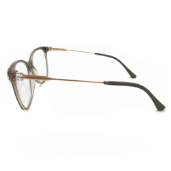 JIMMY CHOO Date Glasses Glasses Frame Gray Gold Stainless Steel Plastic 313 6RI(53)