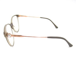 JIMMY CHOO Date Glasses Glasses Frame Gray Gold Stainless Steel Plastic 314 6RI(54)
