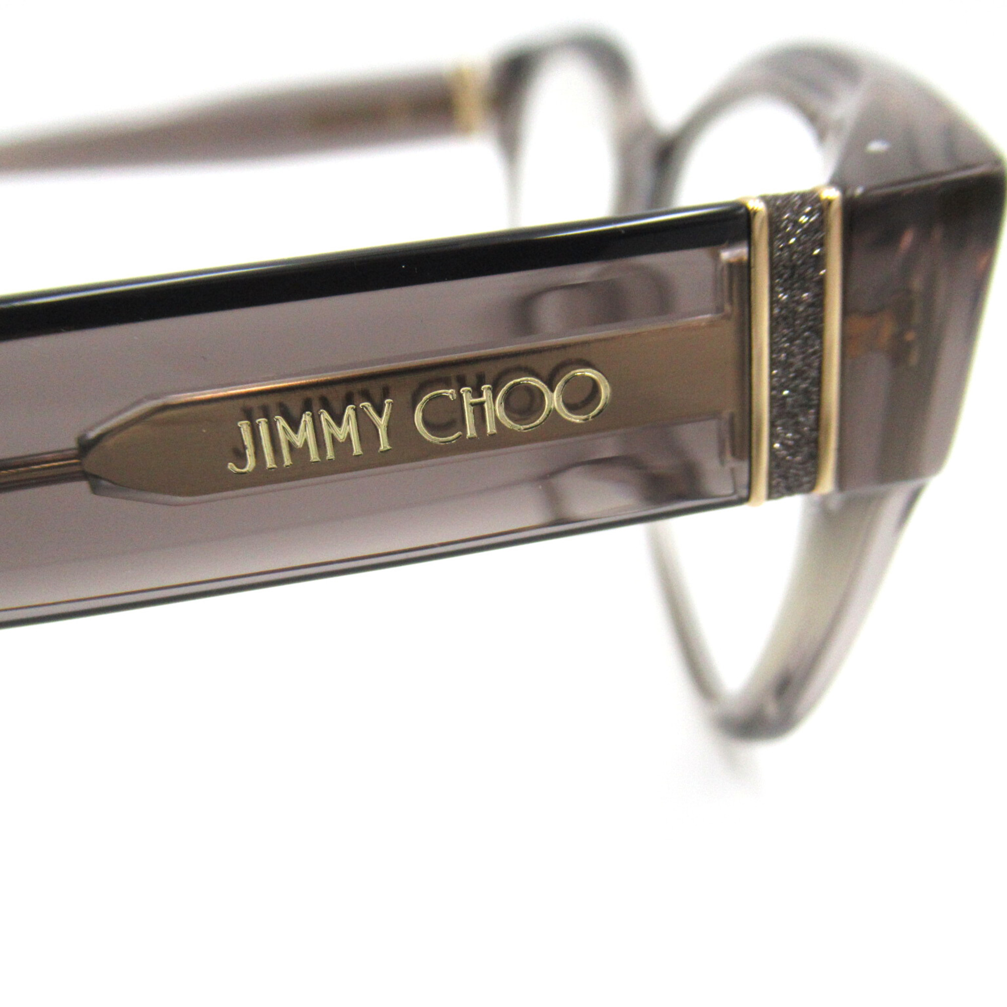 JIMMY CHOO Date Glasses Glasses Frame Gray Plastic 371 KB7(53)