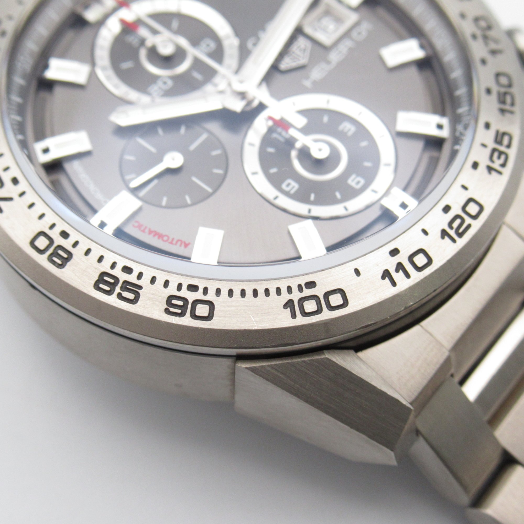 TAG HEUER Carrera Heuer 01 chronograph Wrist Watch CAR208Z-0 Mechanical Automatic Gray  titanium CAR208Z-0